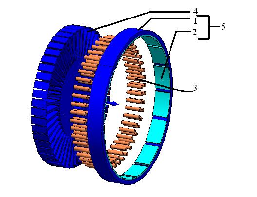 The Alternator is designed by using two different types of magnets Ferrite and NdFeB for different machine dimensions with the same pole slot combination.