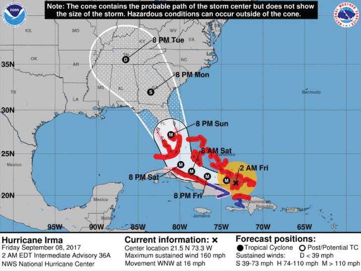 Current Operations Hurricane Irma