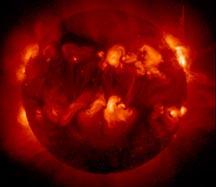 The Sun also emits X-rays - here is what the Sun looked like in X-rays on