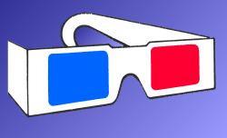 Polarized Light 3-D Movies Three-dimensional movies are actually two movies being shown at the same