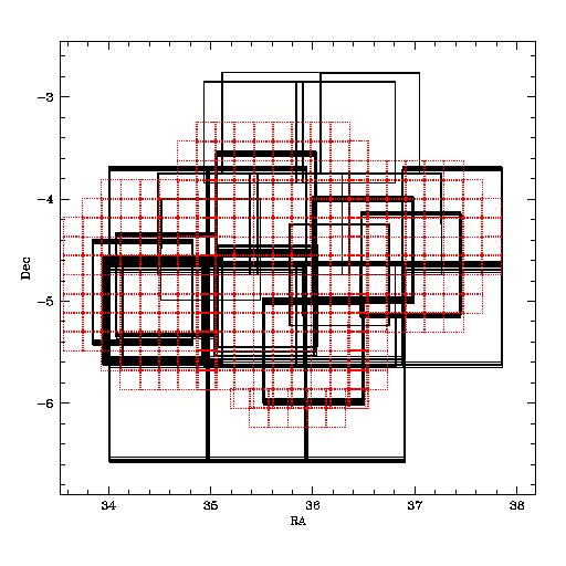 CLAUDS: CFHT Large Area U-band Deep Survey - HSC tiles don't match up with MegaCam pointings - Input images