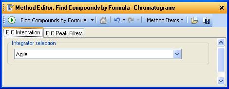 Recursive finding with MassHunter Qualitative Analysis The parameters in this tab specify how the results are saved which affect the ease in reviewing the results. 1. Click the Results tab. 2.