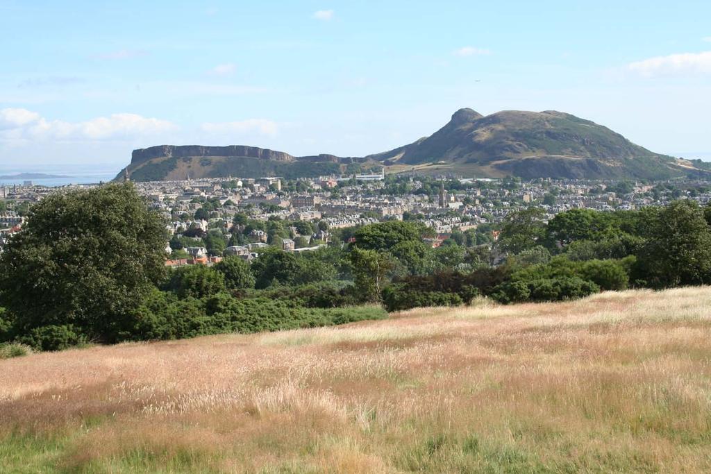 Hutton found another geologic anomaly in the Salisbury Craigs near Arthur s Seat at