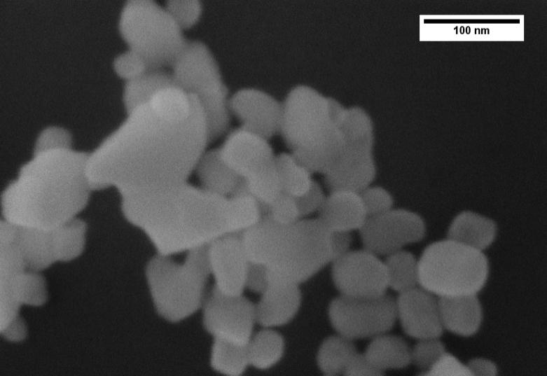 Project-specific nanomaterial Barium sulfate The primary particle size:~40 nm; Particle size distribution: d50= ~100 nm Source: LFG Erlangen,