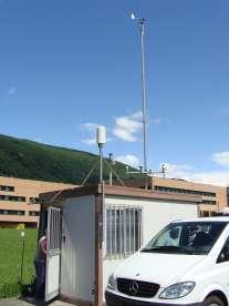 Figure 4: Measuring precipitation on a roof (left), temperature on a tower (middle) or next to a road (right) is not compliant according to climatological