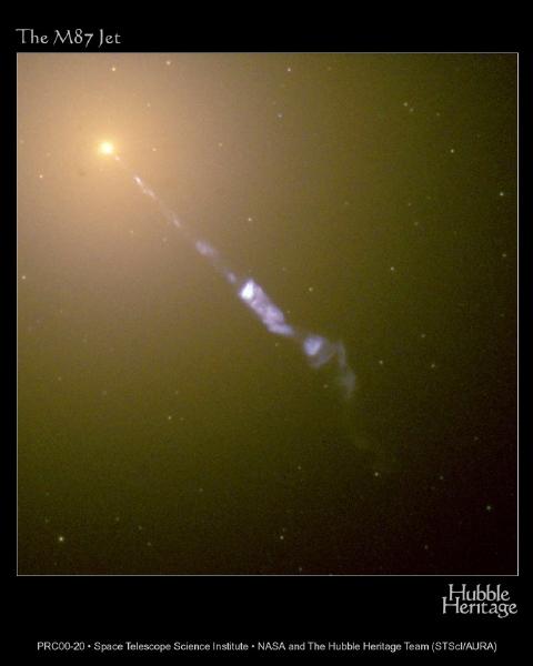 An Active Galaxy 8 M87 HST Image M87