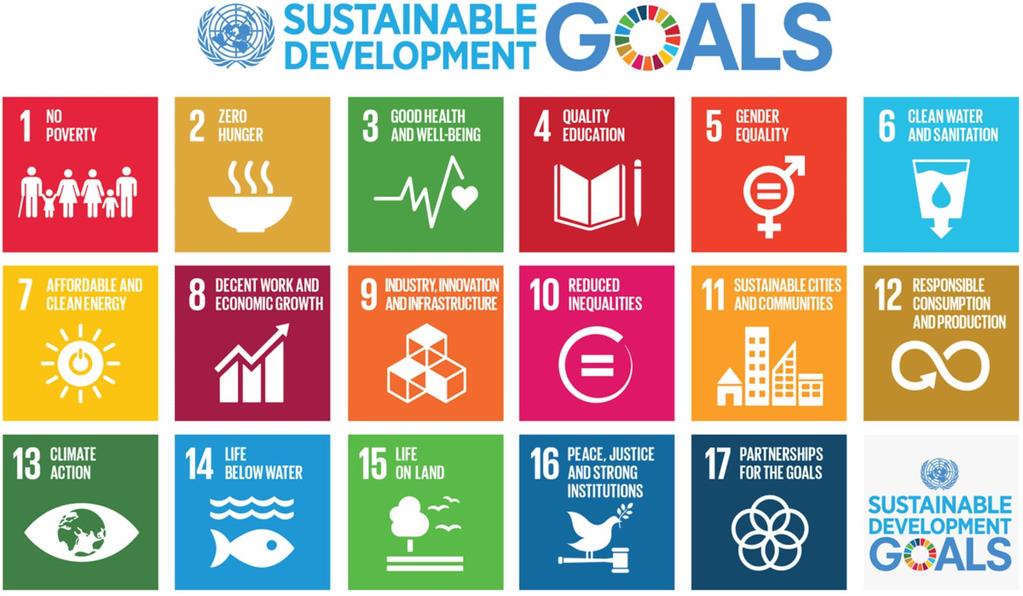 UN Sustainable Development Goals UN adopted 17