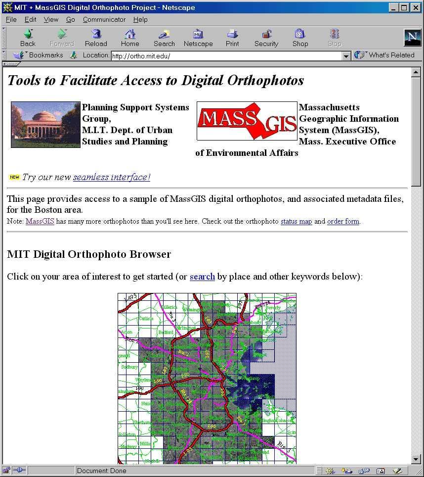 Public GIS Internet Applications - MIT