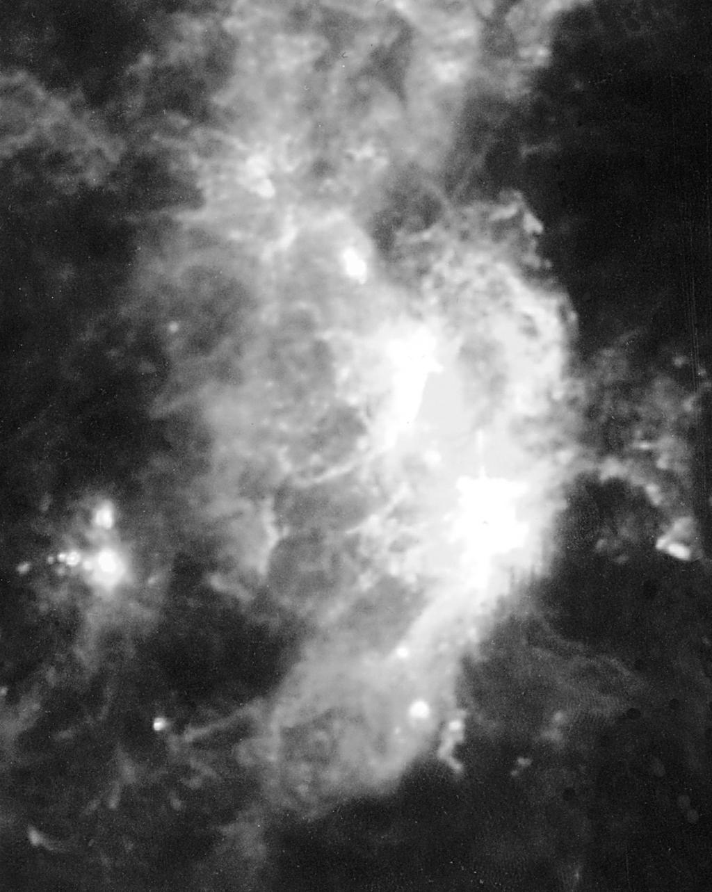 1.1 Stellar Nurseries: Orion 7 Figure 1.4 Infrared view of the Orion Molecular Cloud. This is a composite of three monochromatic images at 12, 60 and 100 µm.