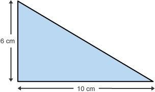 Example Area = x base x height Area = x 0 x 6 Area = 30cm