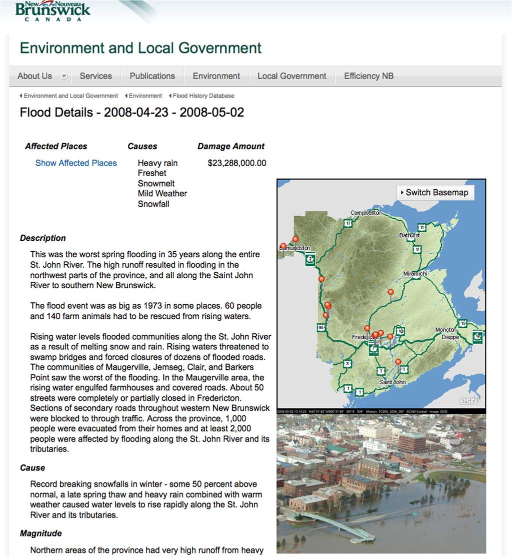 248 Flood Recovery, Innovation and Response IV Figure 12: Detailed report