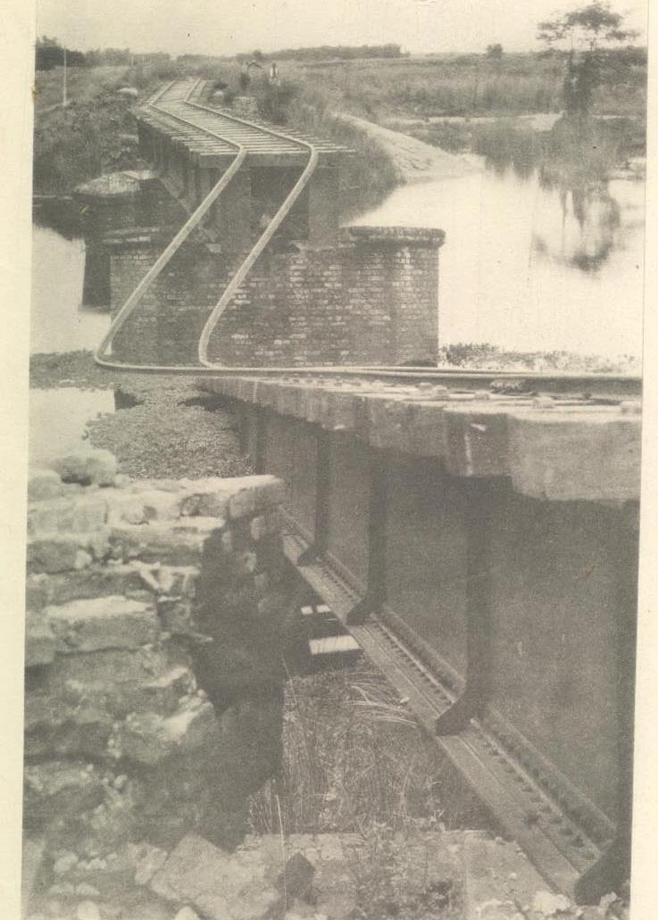 ASSAM BRIDGE EARTHQUAKE, JUNE 12, 1897 MANSHAI BRIDGE EASTERN BENGAL STATE RAILWAY