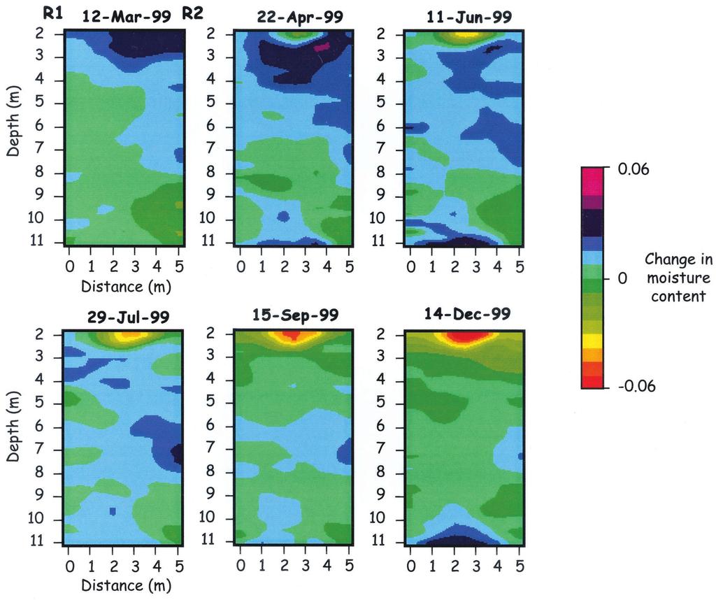 BINLEY ET AL.: HIGH-RESOLUTION CHARACTERIZATION OF VADOSE ZONE DYNAMICS 2649 Plate 3.