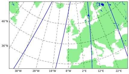 ADM-Aeolus wind profiles for better shortrange weather forecasts in Europe Data coverage (radiosonds) 8 May 2016