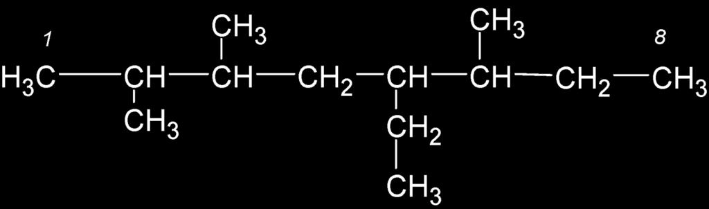 If two or more alkyl groups of the same type occur, indicate how many there are by the prefixes di-,