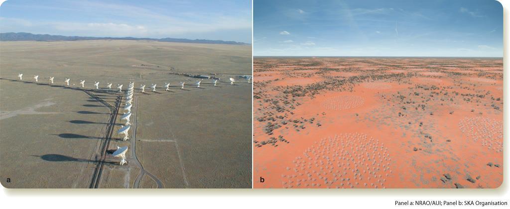 The Very Large Array (VLA) 27 dishes combined