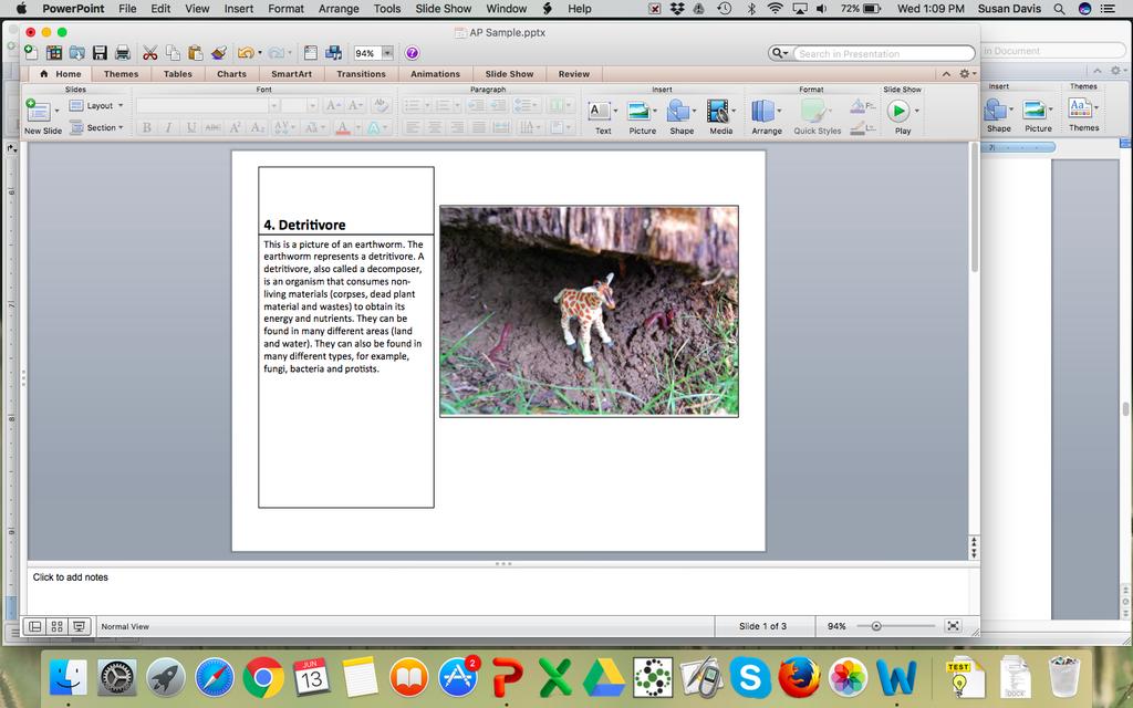 Example Entries for Photo PowerPoint: Use Content with Captions slide layout!