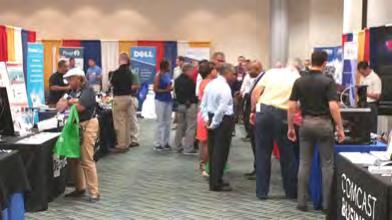 With more than 50 booth spaces, the Tech Expo is a great opportunity for technology vendors to gain extra exposure.