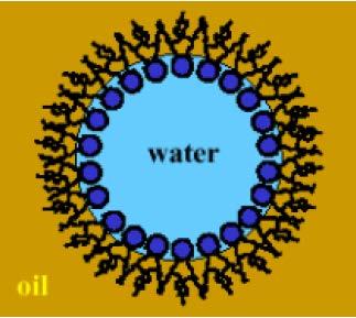 The aqueous phase may contain salt(s) and/or other ingredients, and the "oil" may actually be a complex mixture of different hydrocarbons