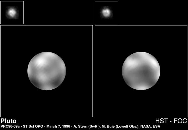 1994-6: Hubble Mapping of Pluto 13 1994-6: Hubble Mapping of