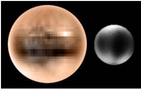 Model of Charon 19 Formation of Pluto-Charon System 20 Unlike Pluto, has no Nitrogen ice or methane.