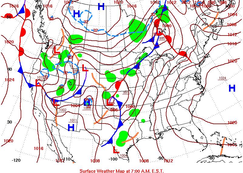 Common Weather Scenario For Inversions May 17, 2017 High pressure located in the Atlantic Ocean Fronts located well to the west