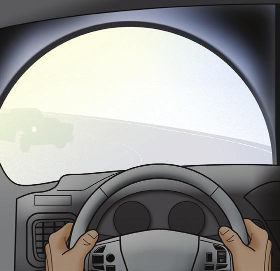 CHALLENGE #4: LOW LIGHT AND GLARE Some forward collision warning systems, particularly those that are laser- or camera-based, may not function properly during situations with glare or low light, or