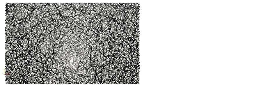 Application: Tunnelling induced ground deformations Soil surface 117,153 disks Granular LAMMPS