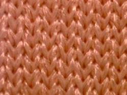 Knit materials consists of interlocked loops which deform and slide readily with