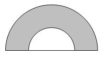 2) The following diagram shows two semicircles of radius 5 cm and 10 cm Chapter 12 Rounding and Estimation Chapter 13 - Percentages Round values to the nearest 10, 100 or 1000 Round values to a