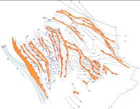 contour map of He concentration (Regional sampling) 3