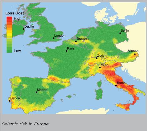 Introduction These types of sites are particularly common in Italy, due to its active tectonics and high seismicity Seismic risk in Europe Risk Management Solutions, Inc.
