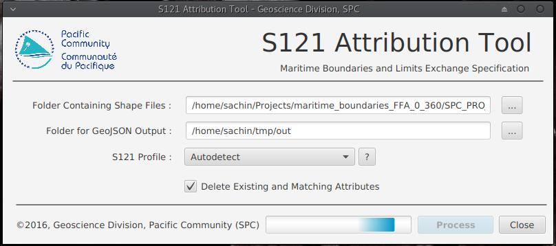 S-121 Data Attribution Tool Post-processes a folder of Shape-files and auto appends S121-specific attributes across the three