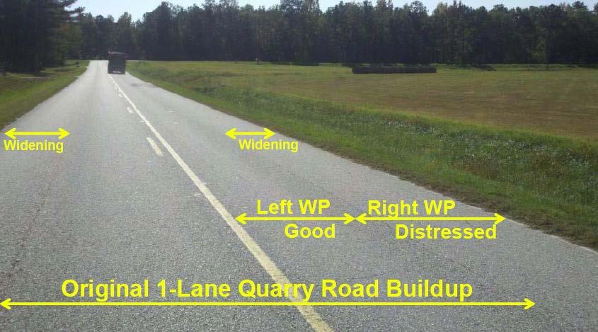 4.5 Low Volume Road Section FWD testing was performed in 2012 on a small segment of Lee Road 159 in Auburn, AL.