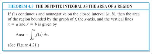 This is called the definite integral and is denoted by: where a and b are upper and lower limits.