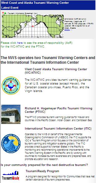 gov Caribbean Tsunami Warning