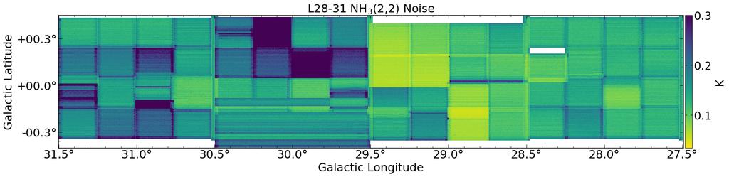 28 Hogge et al. Figure 10b. NH3 (2, 2) noise map of the L23 and L24 fields. Figure 10c.