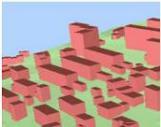 5D Digital terrain model, 3D landmarks LOD