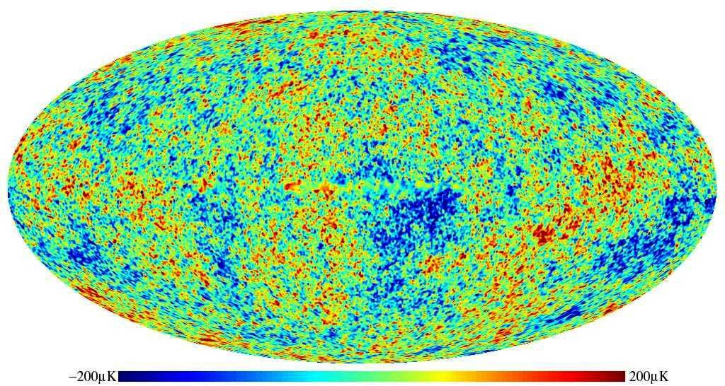 Fluctuations in the Cosmic Background Image of the universe at about