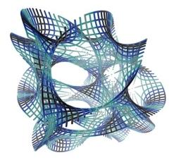 Calabi- Yau space Interaction of strings: The finite size