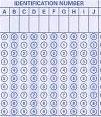 ON THE SCANTRON FORM: In the boxes below NAME, write your last name, leave a blank box, then write as many letters of your first name as will fit. If your last name contains spaces (e.g.