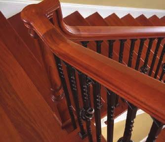 CRAFTSMAN WORKSHOP From curved rail for balconies to custom treads or steps, Crown Heritage can manufacture a range of custom products specific to your building project.