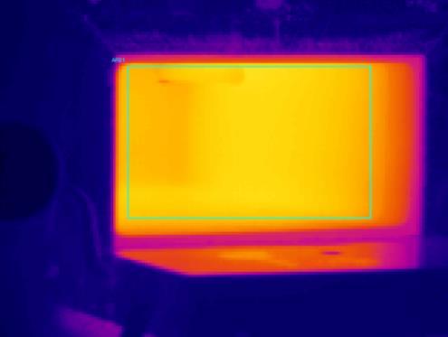 264 I. Bonefačić, P. Blecich: Two-color temperature measurement method Figure 7. Thermograms of the muffle furnace set at 800 C, 900 C, 950 C, 000 C, 050 C and 00 C. Figure 8.