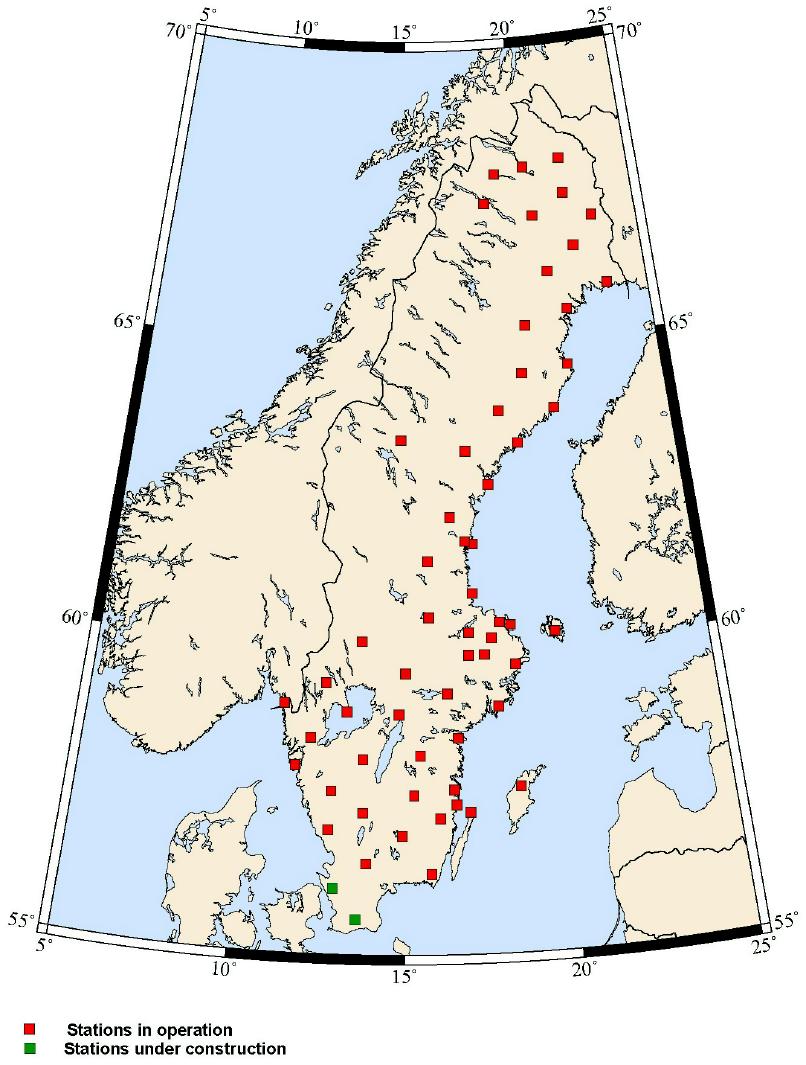 1 Introduction This document reports the seismic events recorded by the Swedish National Seismic Network (SNSN) for the second quarter of the year 2007.