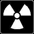 Q3. (a) The diagram shows a hazard sign. What type of hazard does this sign warn you about? () The names of three types of radiation are given in the box.