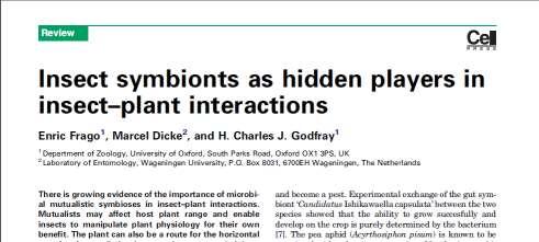 Microbes as hidden players Trends in Ecology and