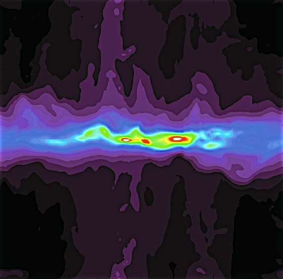 Magneto hydrodynamic simulation with turbulence: Sheets Gas
