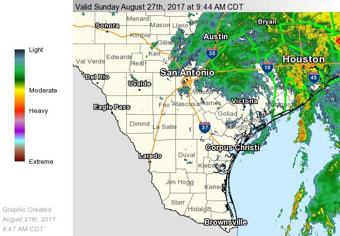 Current Radar Harvey Heaviest rains currently impacting Houston area.
