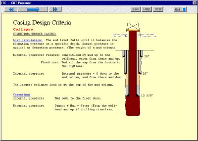 results are stored in a Database Computer Based Training CBT for Petroleum Technology The CBT system as of today covers topics like Well Control Drilling Technology