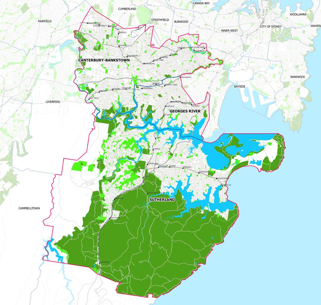 Regional / Non-regional Open Space in South District